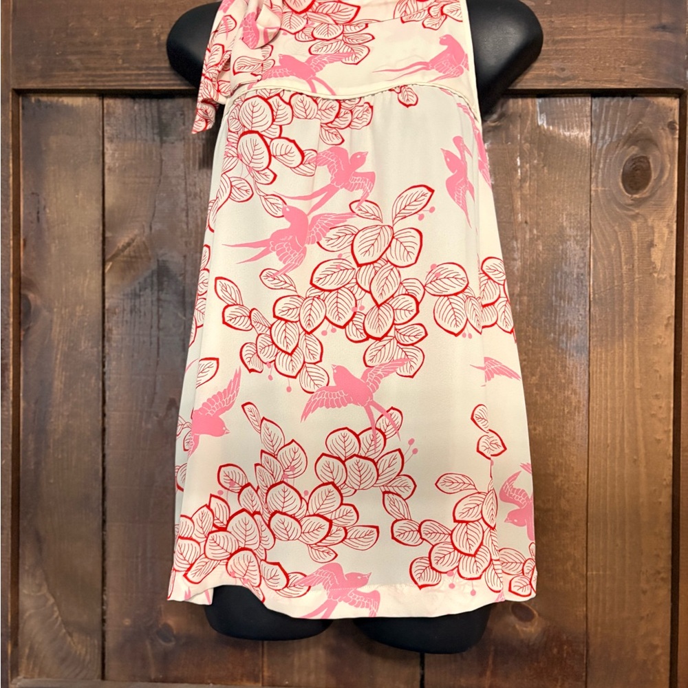 Maeve Pink and Cream Floral Blouse